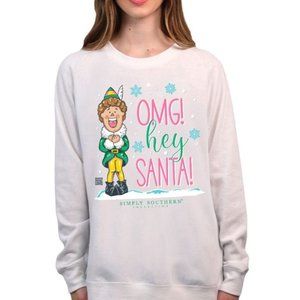 OMG Hey Santa crew pullover